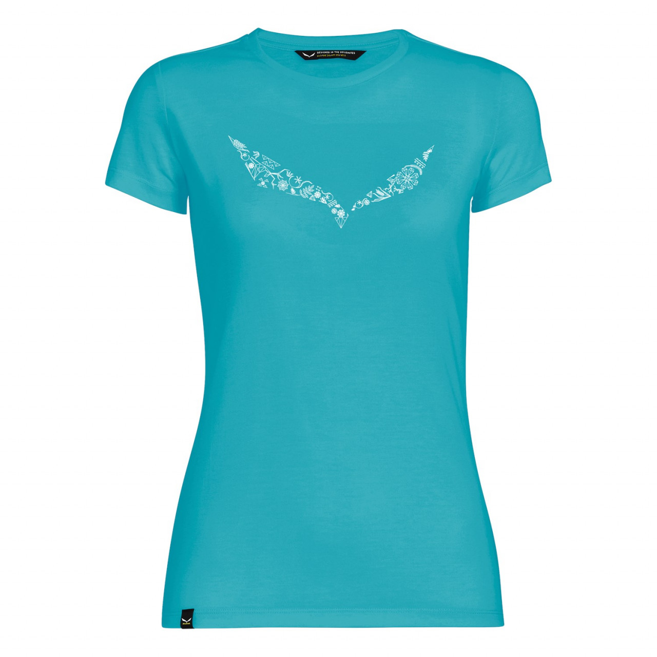 Camisetas Salewa Solidlogo Dri-Release® Mujer Azules Mexico (UH9058326)